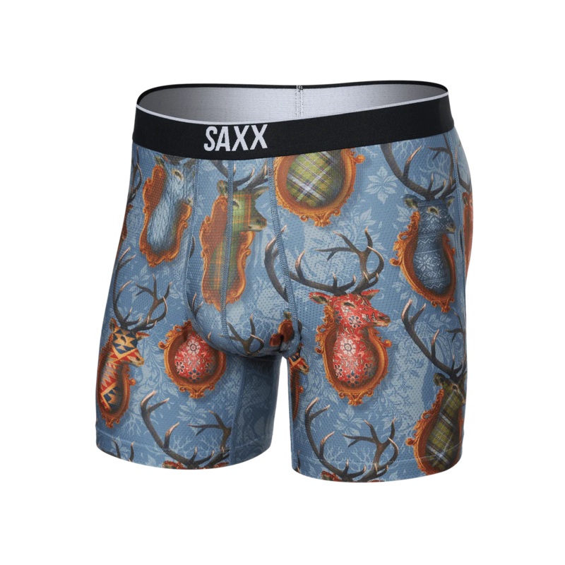 Volt Boxer Brief – Mr. Deer Face-Slate