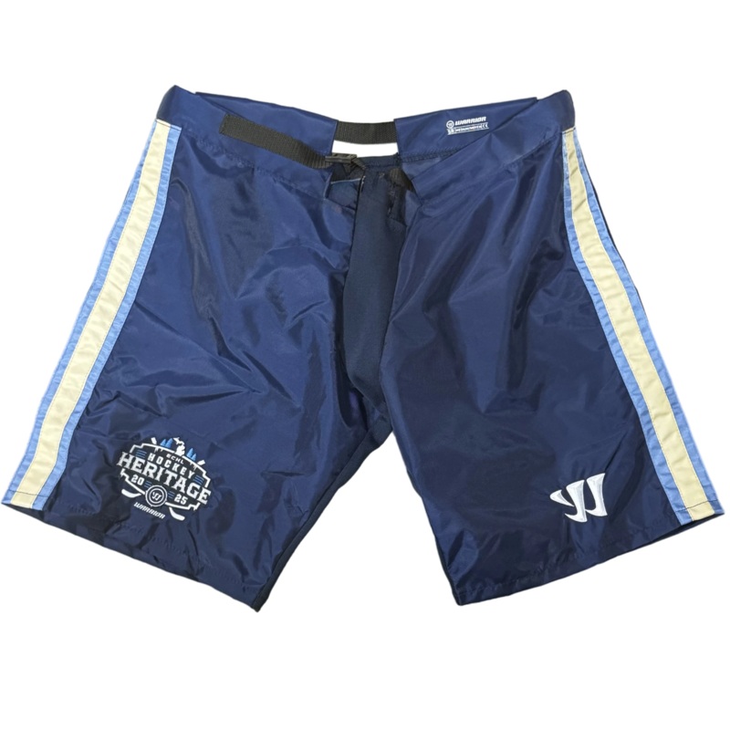 Warrior – Pro Stock Hockey Pant Shell – (Navy/Cream/Blue)