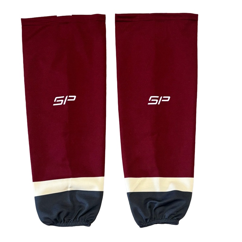 PWHL – SP Performance Socks – Montreal Victoire (Burgundy/Beige/Dark Grey)