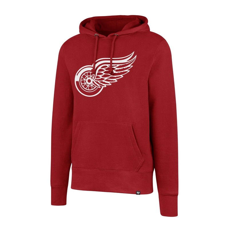 47 Brand Imprint Headline Pullover Mens Hoodie – Detroit Red Wings