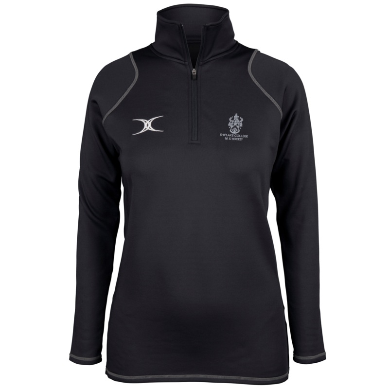 Shiplake College HOCKEY 1st XI Black Quest Ladies 1/4 Zip Fleece