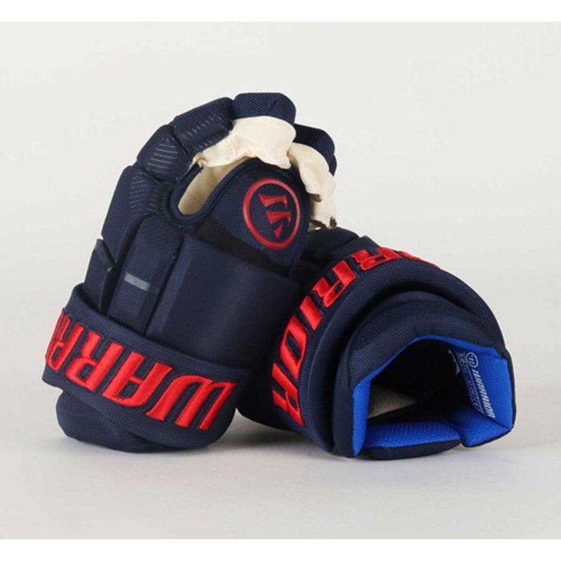 15 Warrior Covert QR6 Pro Gloves – Team Stock New York Rangers
