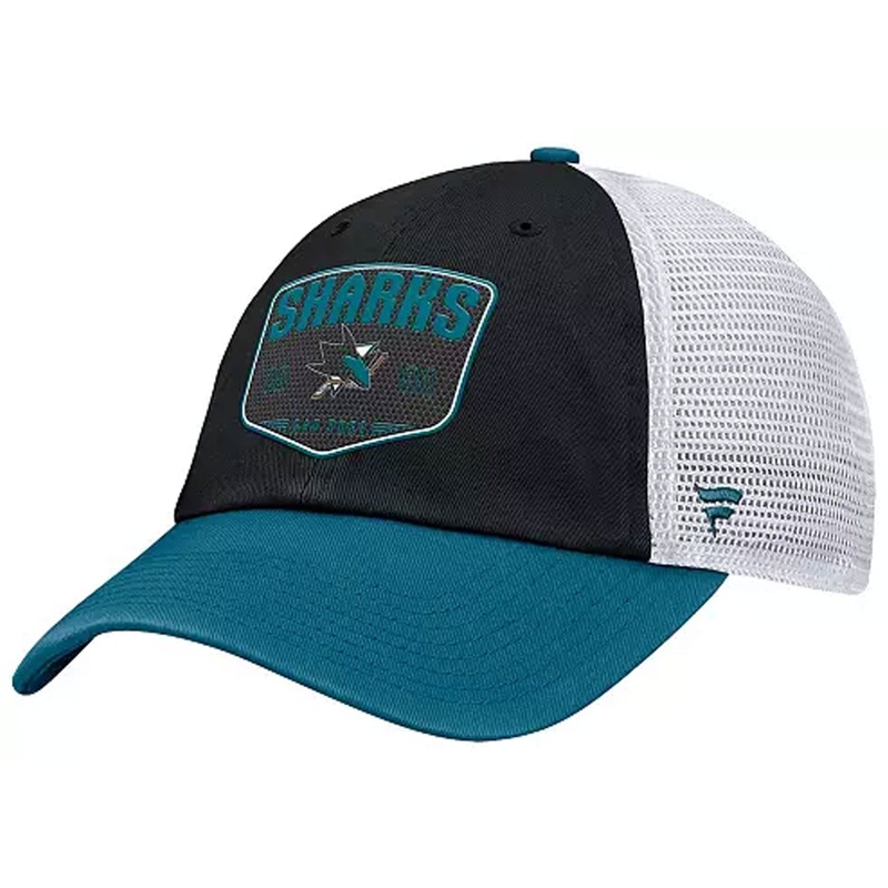 Fanatics One-Timer Cotton Structured Adjustable Mesh Hat – San Jose Sharks