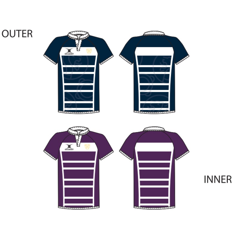 Durham Cathedral Schools Foundation Child’s Navy / Navy Reversible S/S Shirt – Chorister