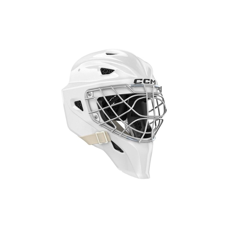 CCM Goalie Mask AXIS F9 Sr CCE WHITE