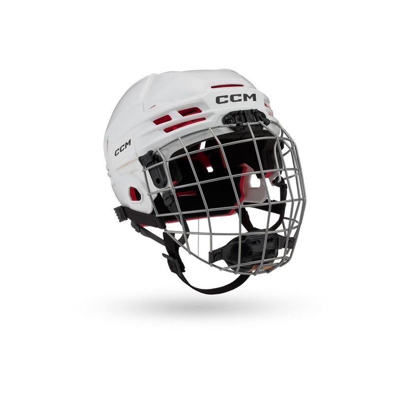 CCM Hockey Helmet Tacks 70 Combo YTH White