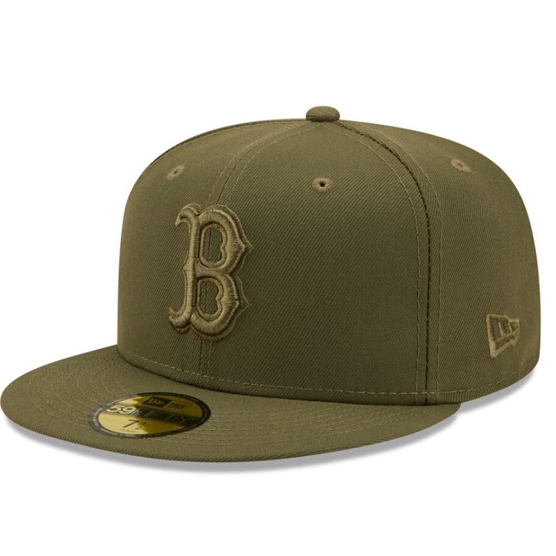 MLB Color Pack FIFTY Fitted Hat – Olive