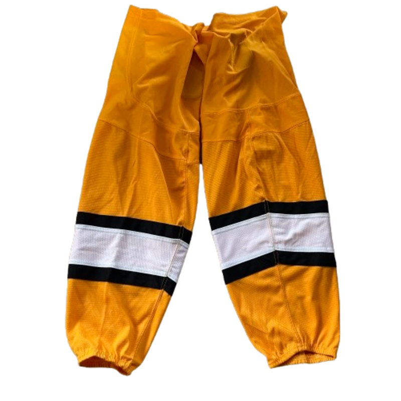 OHL – Used Athletic Knit Hockey Socks (Yellow/White/Black)