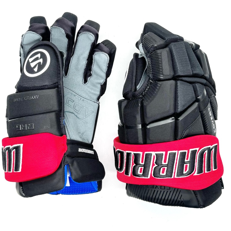 Warrior Covert QR6 – Team Stock Glove – Cincinnati Cyclones ECHL (Black/Red)