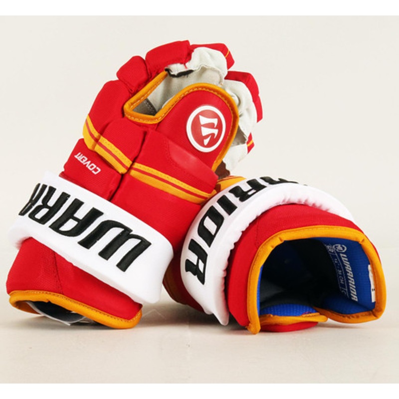 14 Warrior Covert QRE Pro Gloves – Team Stock Calgary Flames
