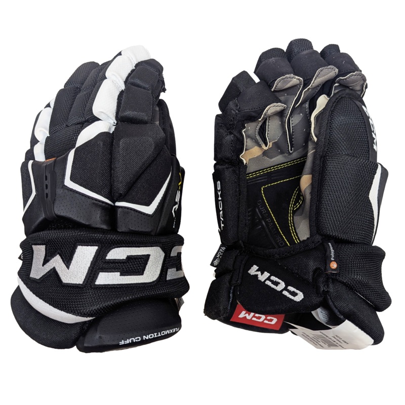 CCM AS-V Pro – Hockey Glove (Black/White)