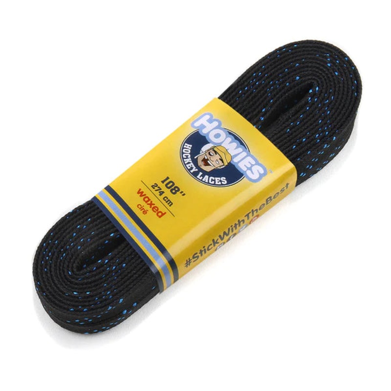 Howies Hockey Black Laces – Waxed