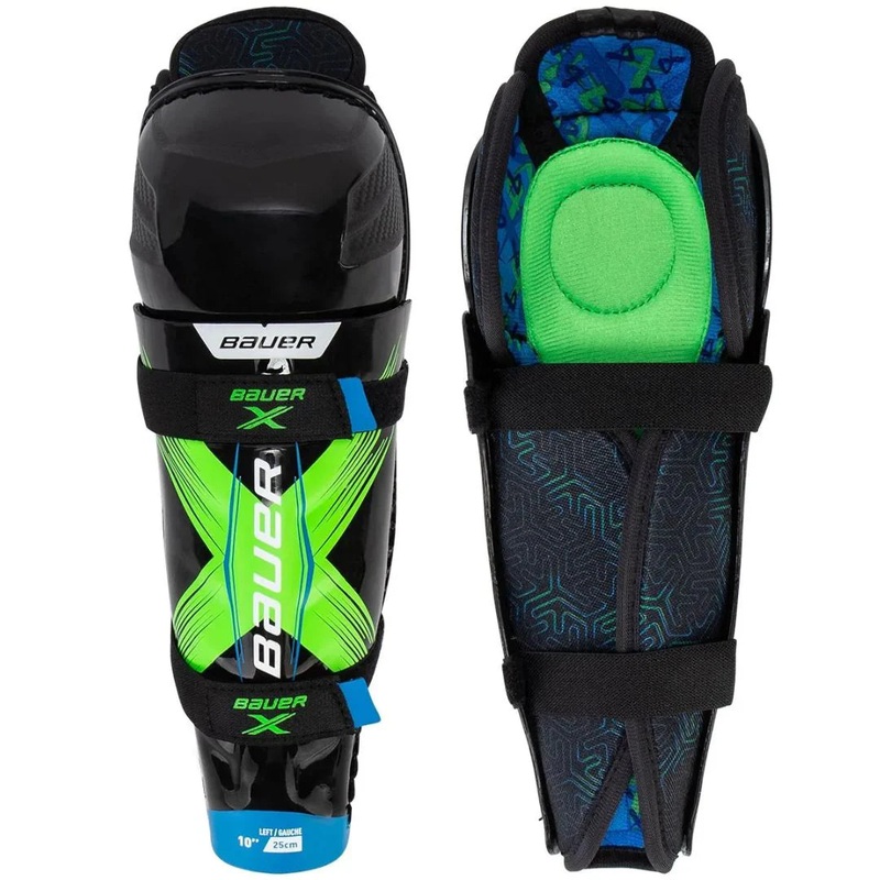 S24 Bauer X Shin Pads – Youth|8″|9″|10″