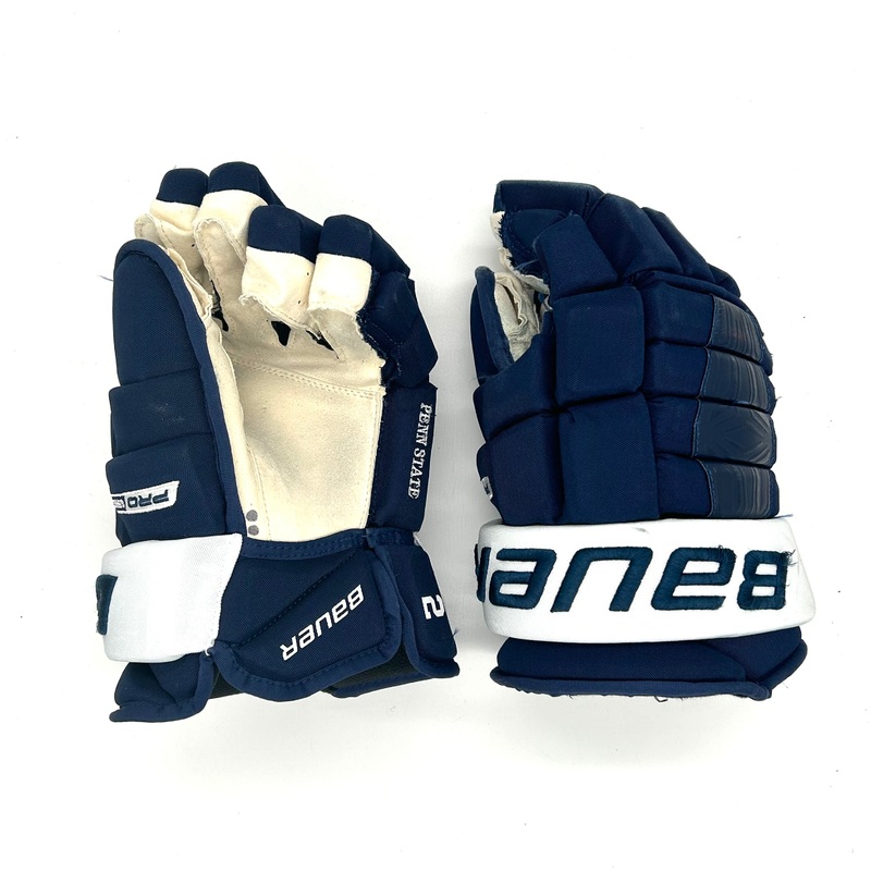 Bauer Pro Series – Used Pro Stock Glove (Navy/White)