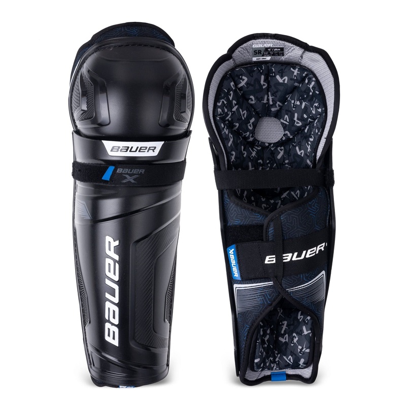Bauer X Series Senior Hockey Shin Guards – 2024