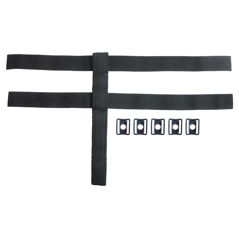 A&R Goalie Helmet Harness|White|Black