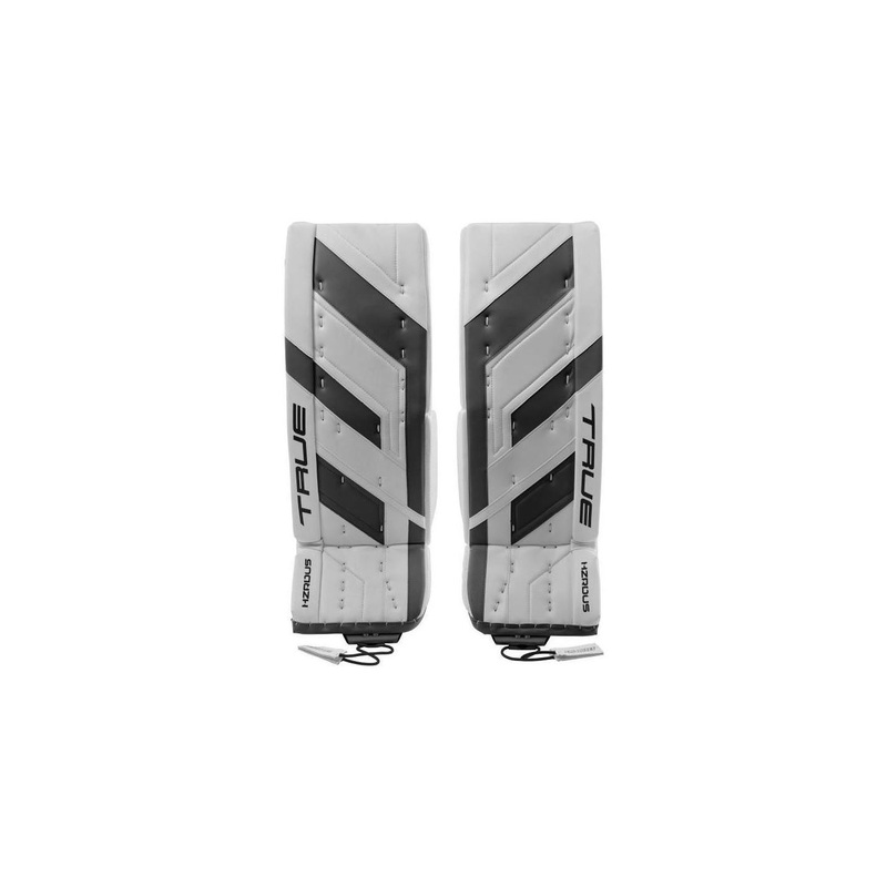 TRUE Goalie Leg Pads HZRDUS 7X4 Sr White/Black