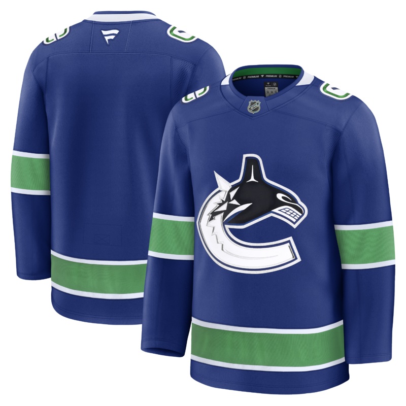 Vancouver Canucks Premium Home Jersey – Blank