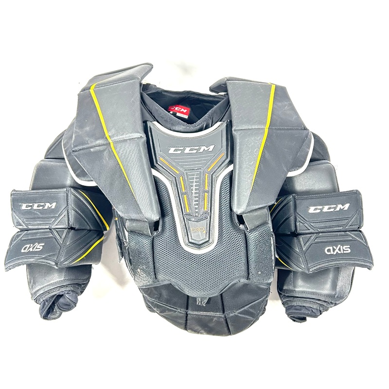 CCM AXIS – Used Pro Stock Goalie Chest Protector (Black)