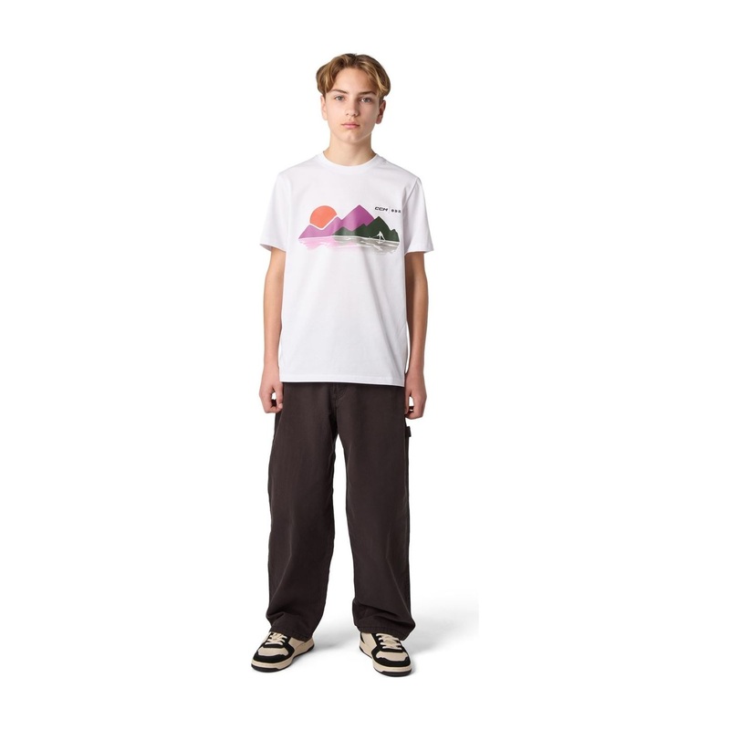CCM T-Shirt Winter Mountain Jr White