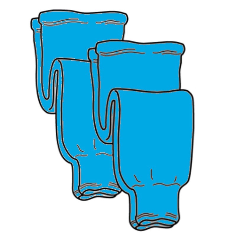 Pearsox Pro Weight Hockey Socks – Sky