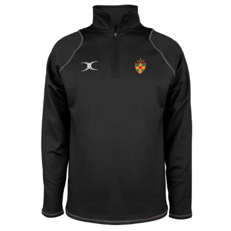 Wimbledon College Adult’s Black Quest Mens 1/4 Zip Fleece