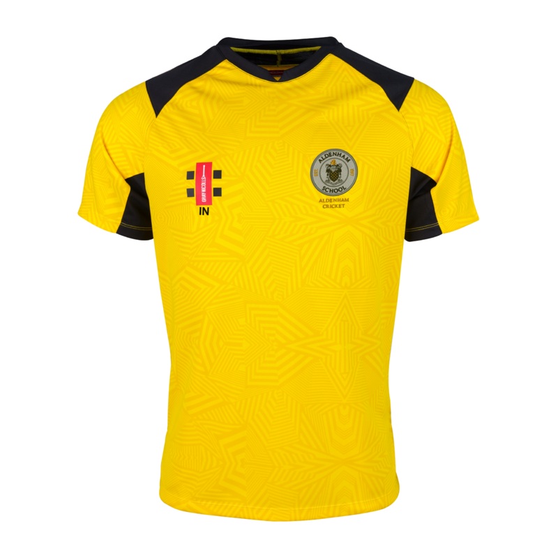Aldenham School Senior’s Yellow / Black Pro T20 S/S Shirt