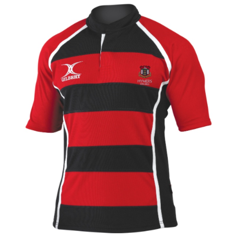 Hymers College Child’s Red / Black Xact II Hooped Shirt