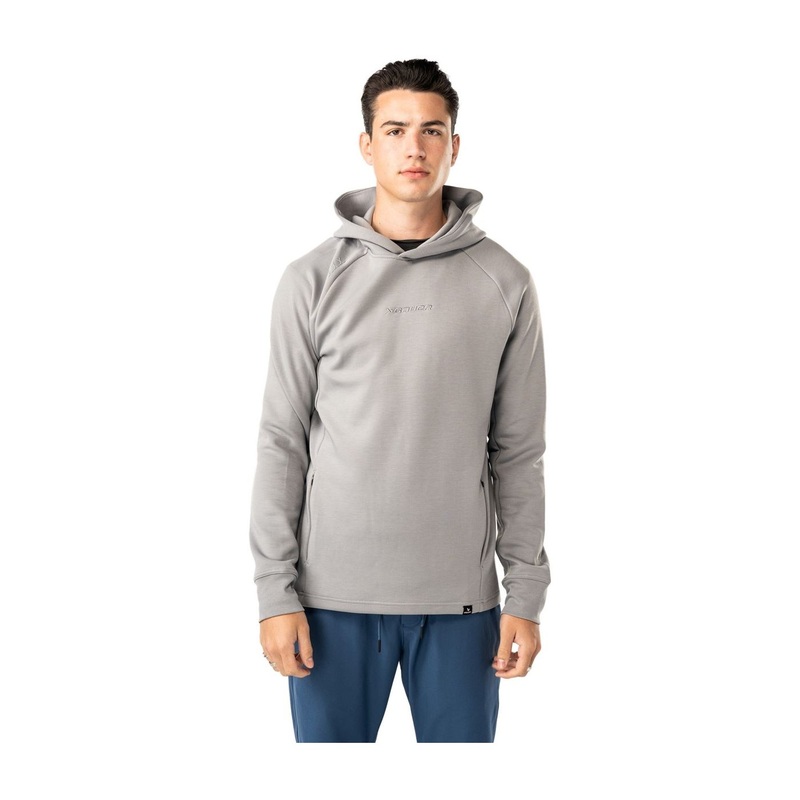 Bauer Hoodie FLC Sr Stone Grey