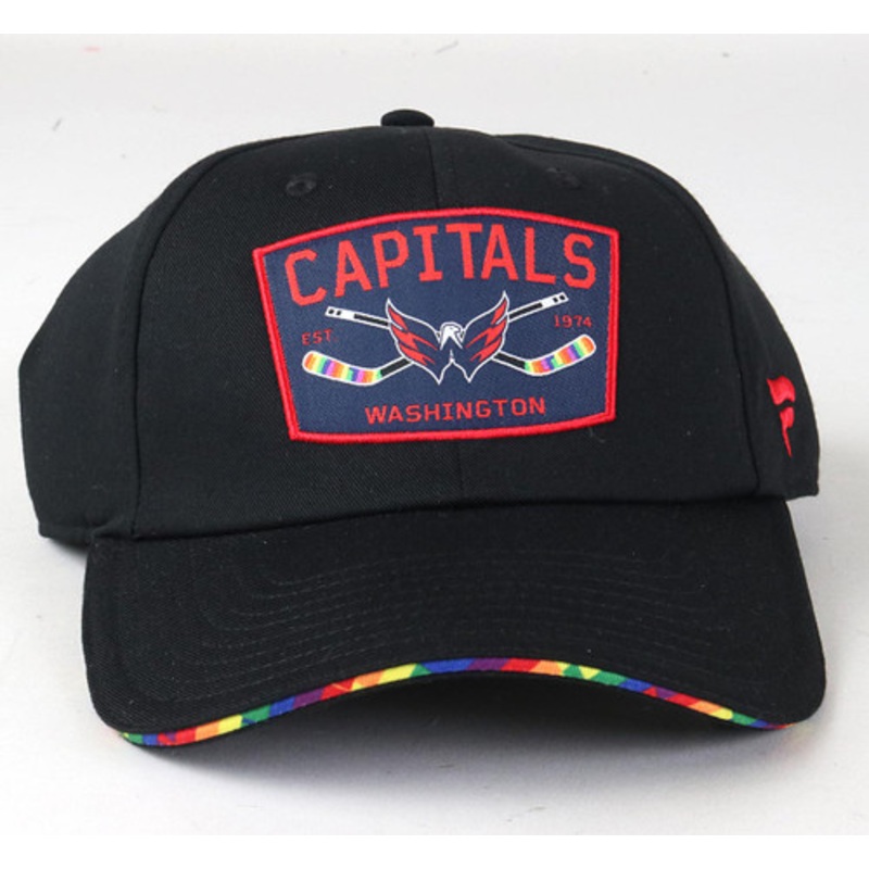 Washington Capitals One Size Fanatics Authentic Pro Adjustable Velcro Hat #4