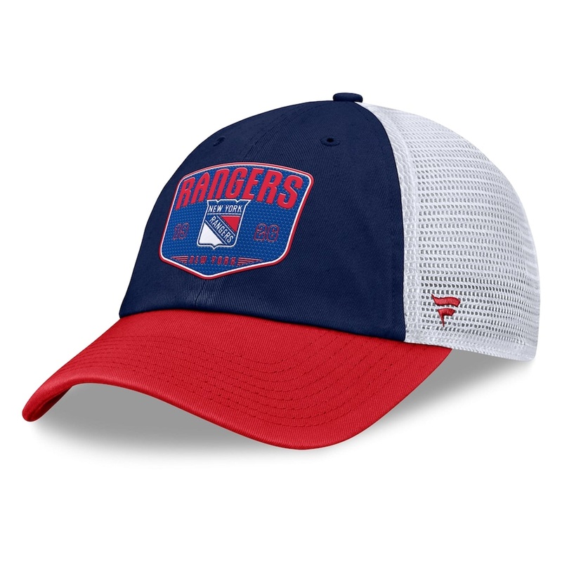 Fanatics One-Timer Cotton Structured Adjustable Mesh Hat – New York Rangers