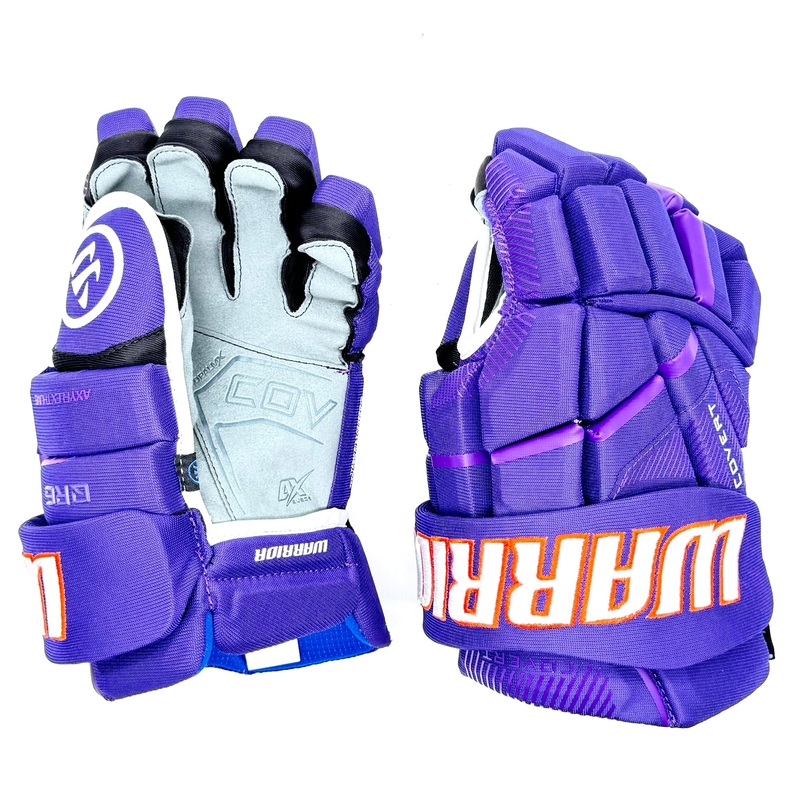 Warrior Covert QR6 – Team Stock Glove – Orlando Solar Bears ECHL (Purple/Orange)