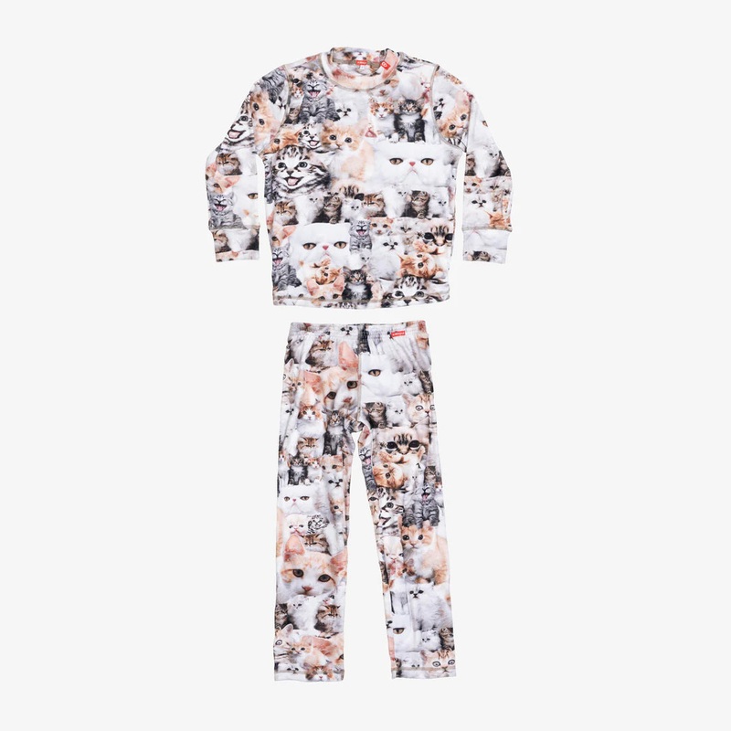 Junior Thermal Set Milk Fleece