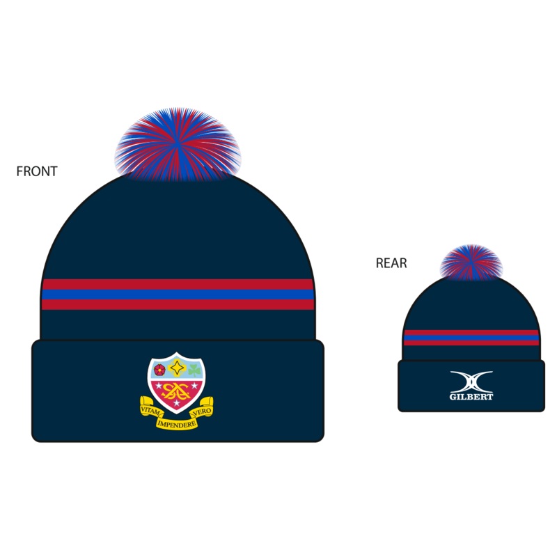 St Ambrose College Senior’s Dark Navy / Navy Bobble Hat