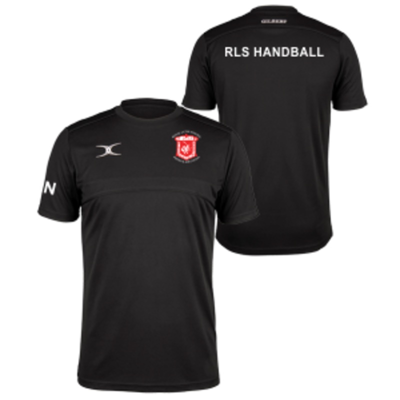 The Royal Latin School (Pupils) Adult’s Black Photon Tee HANDBALL