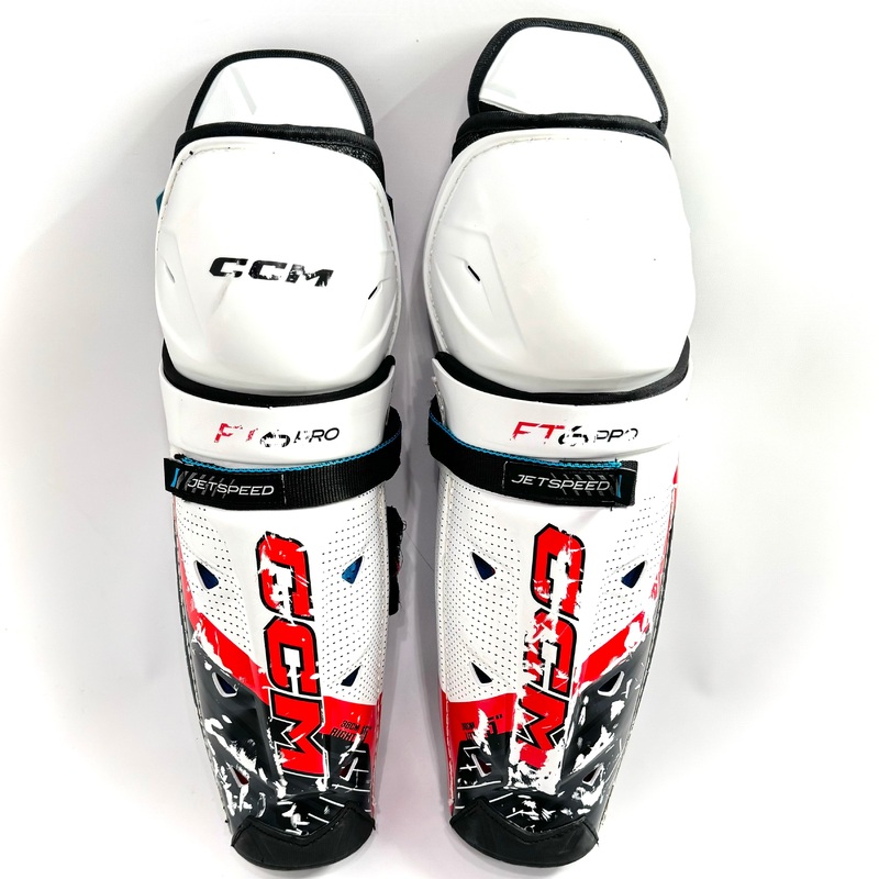 Used – CCM FT6 Pro Shin Pads – 15