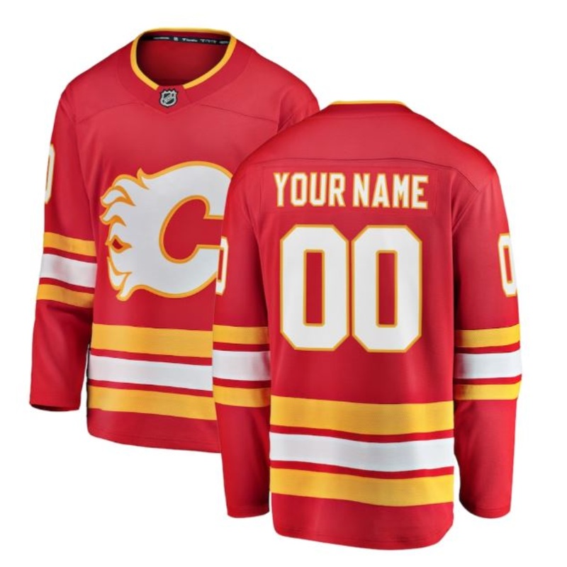 Customizable Calgary Flames Breakaway Jerseys