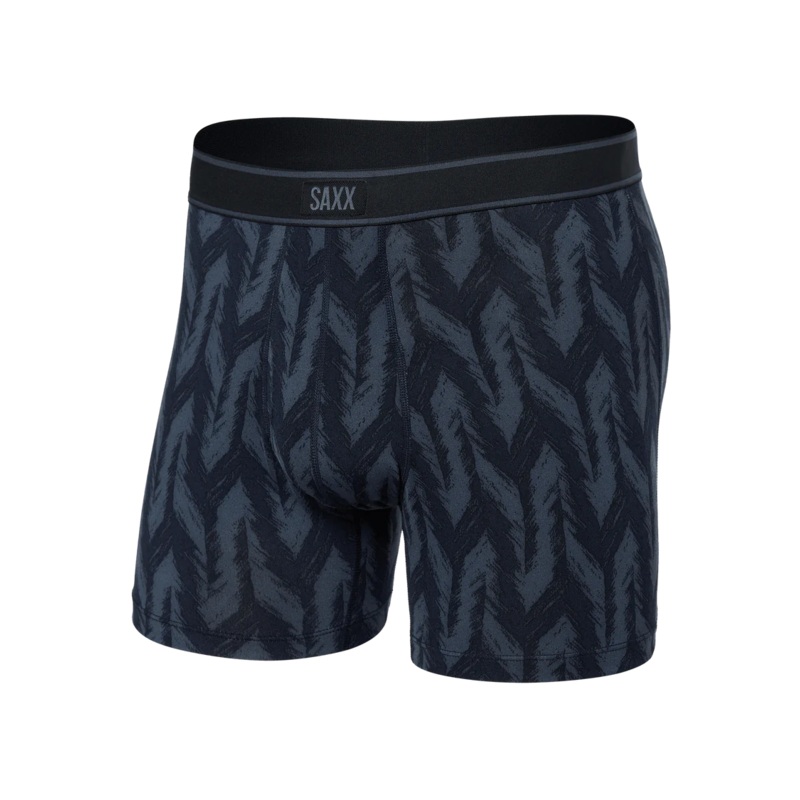 Daytripper Boxer Brief – Ikat Chevron-Deep Navy
