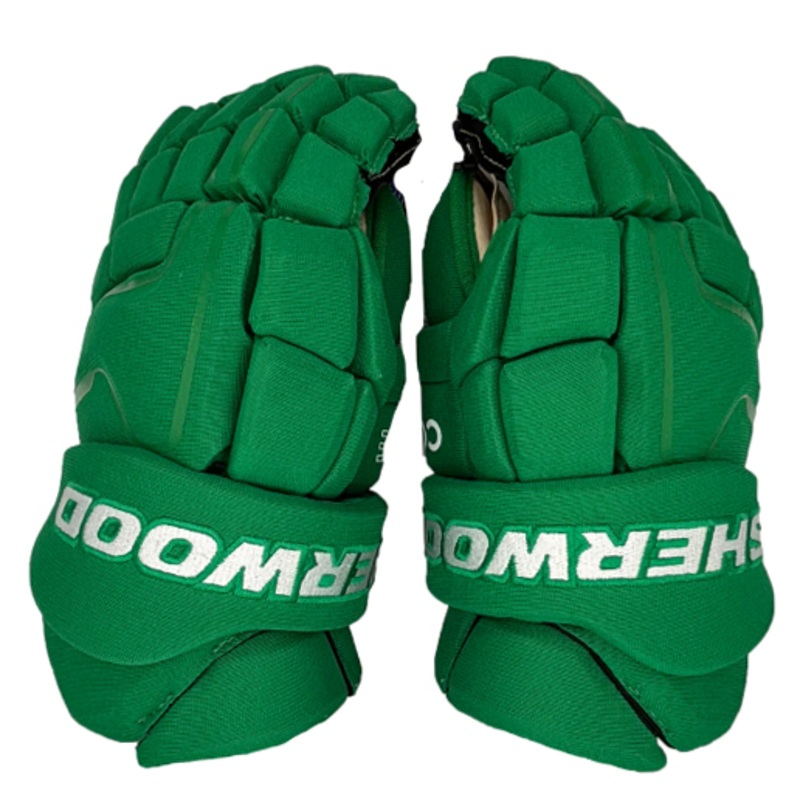Sherwood Code Encrypt Pro – NHL Pro Stock Glove – Toronto Maple Leafs (Green)