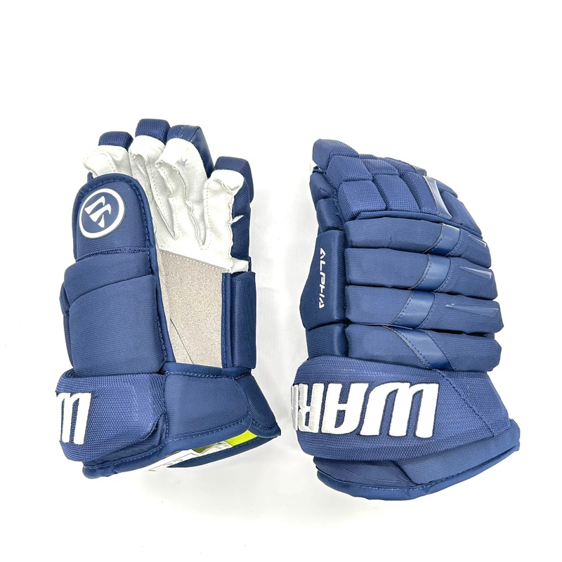 Warrior Alpha DX – NHL Pro Stock Glove – Colorado Avalanche (Navy)