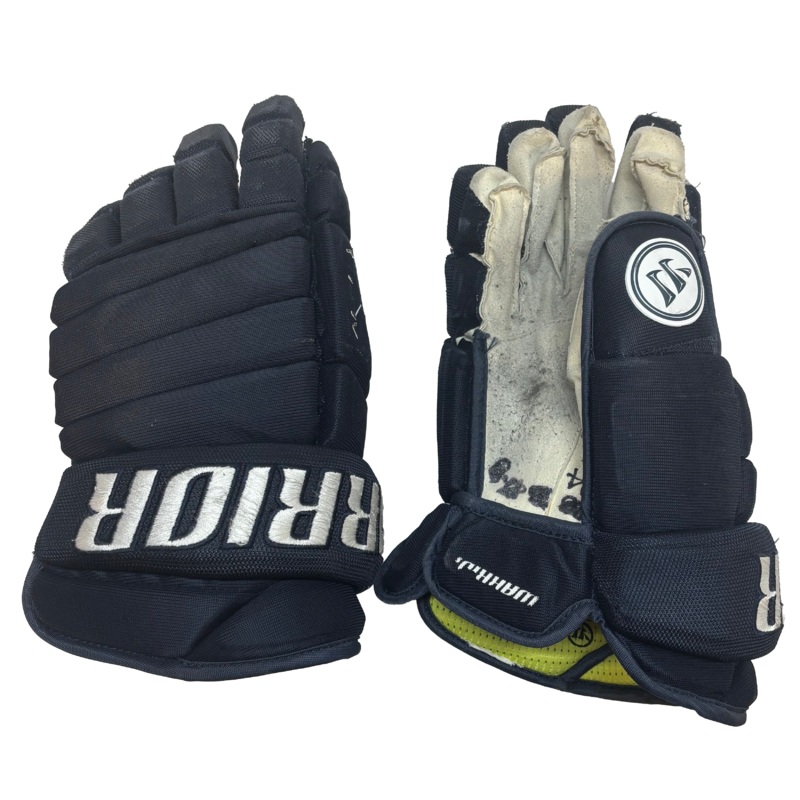 Warrior Alpha – Used Pro Stock Hockey Glove (Navy)
