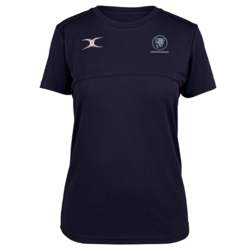 Longacre School Ladies Dark Navy Photon II Short Sleeve T-Shirt