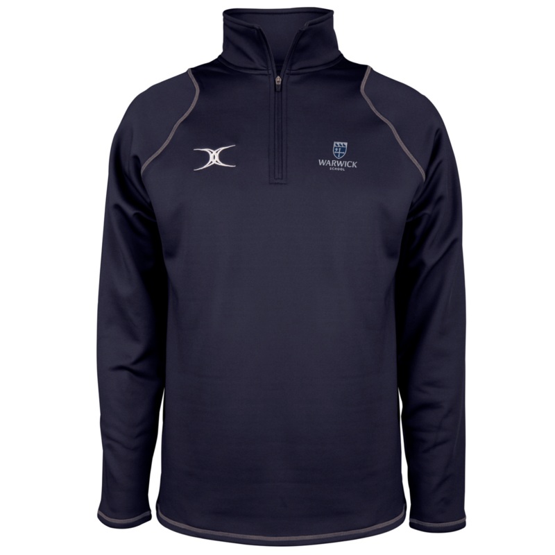 Warwick School Junior’s Dark Navy Quest Mens 1/4 Zip Fleece