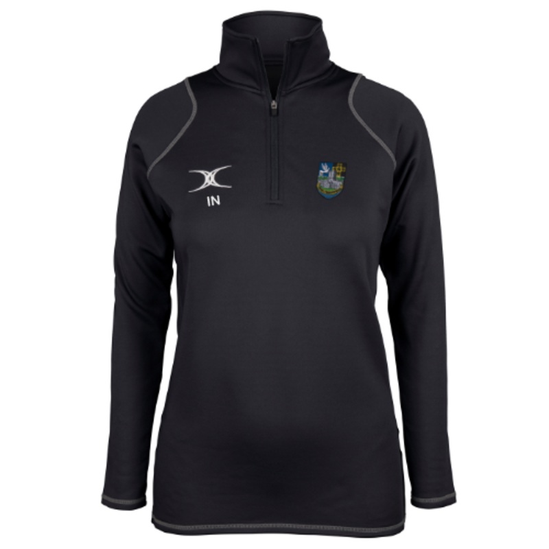 Ysgol Penrhyn Dewi Adult’s Black Quest Ladies 1/4 Zip Fleece