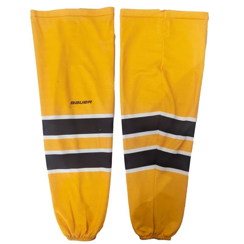 Bauer – Used Hockey Socks (Yellow/White/Black)