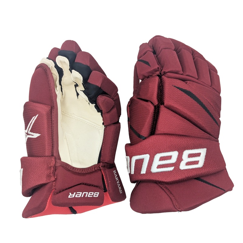 Bauer Vapor 2X Pro – NCAA Pro Stock Glove (Crimson/White)