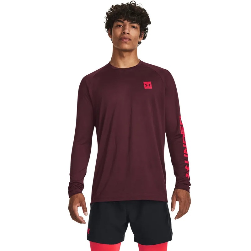 Men’s UA Tech Print Fill Long Sleeve
