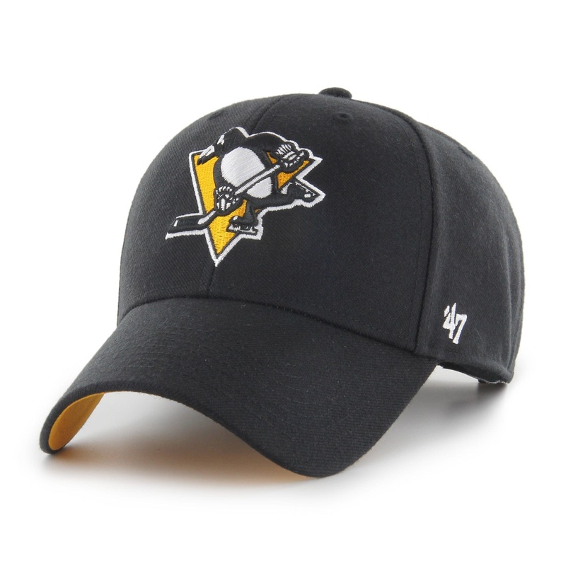 47 Brand NHL MVP Sure Shot Adjustable Hat – Pittsburgh Penguins