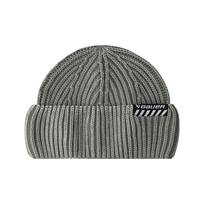 Bauer Hat Ribbed Fisherman Beanie Sr Blue
