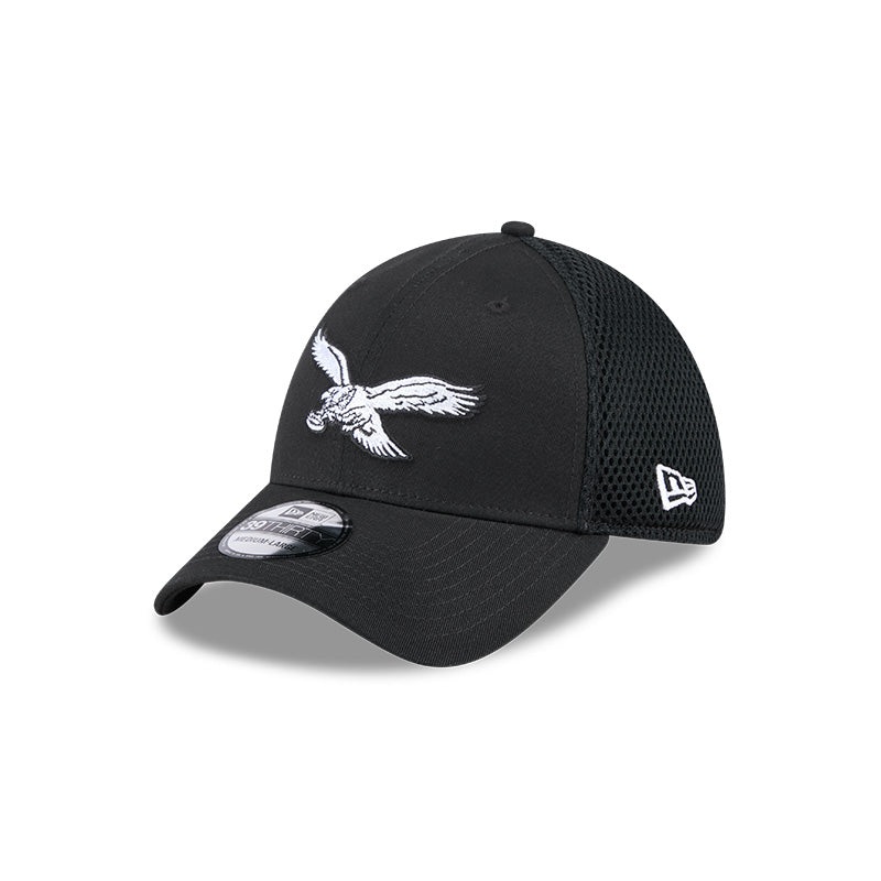 New Era Philadelphia Eagles Black Main Neo 39THIRTY Flex Hat